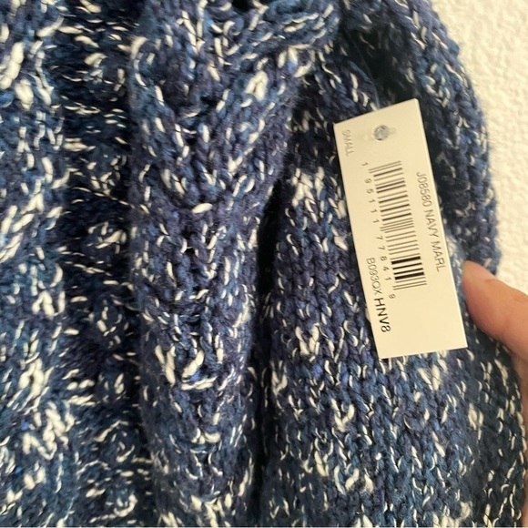 NWT Goodthreads Women's Size Small Blue V-Neck Cardigan Knit Sweater - Picture 2 of 5